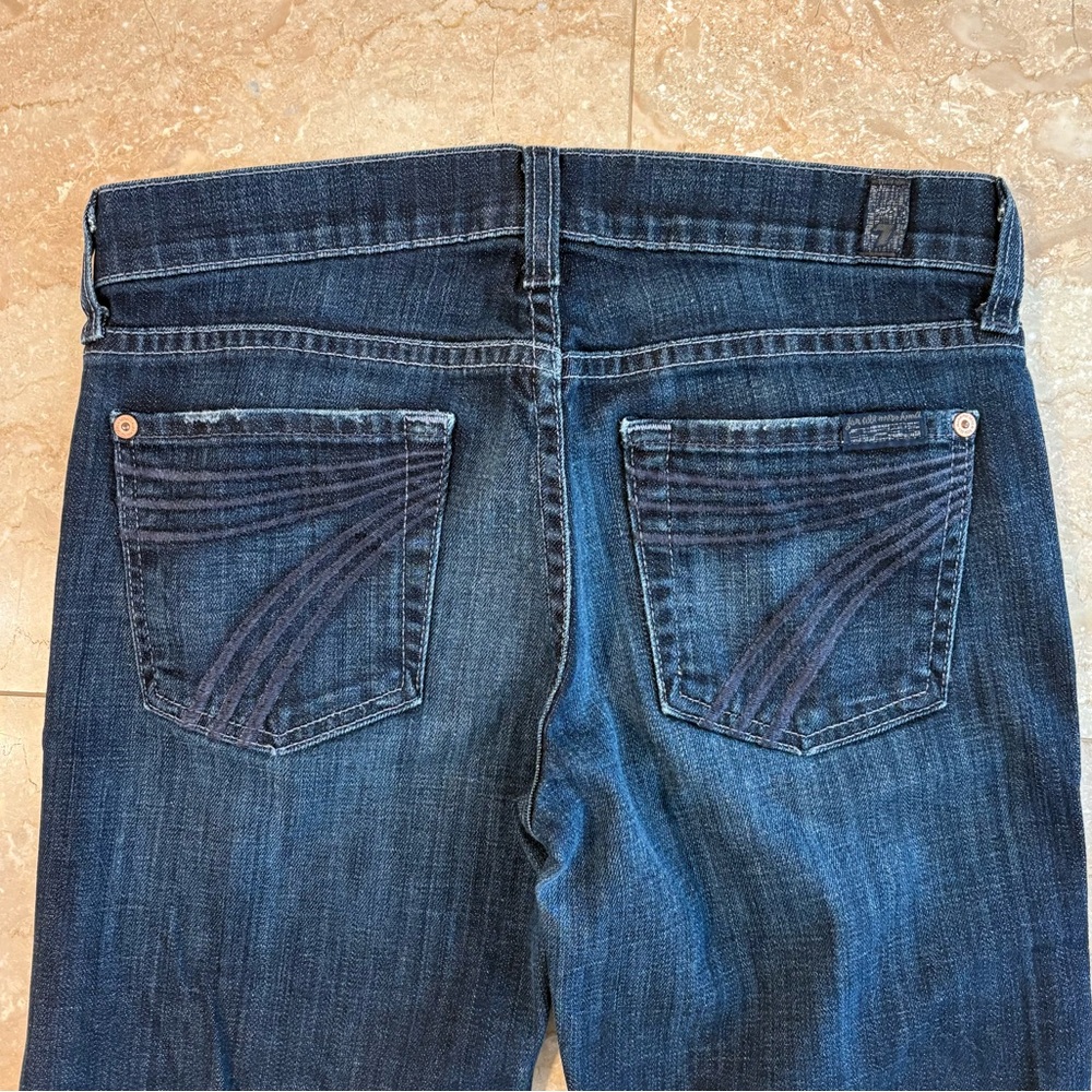 7 For All Mankind DOJO flare trouser jeans, Size 26